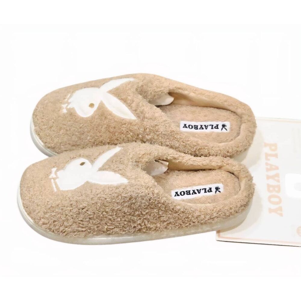 Playboy Logo‎ Bunny Memory Foam Slippers